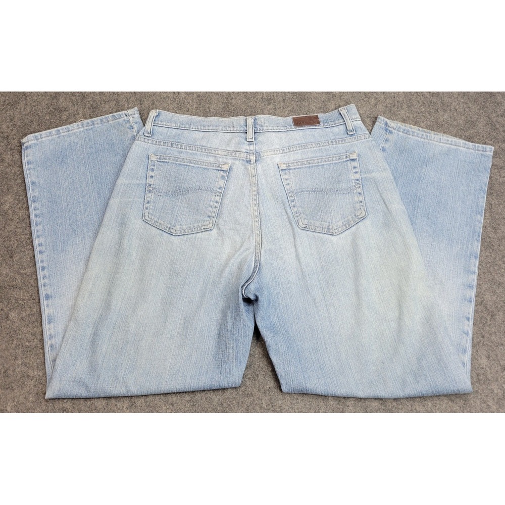 Lee Jeans Womens 10S Blue Denim Streetwear Relaxed At The Waist Straight Leg